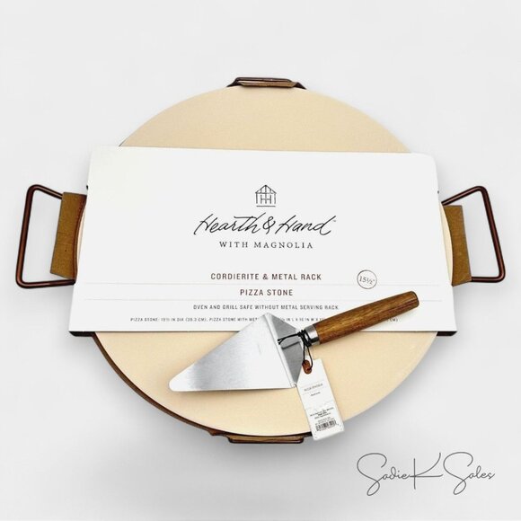 Pizza Spatula / Pie Server Wood, Stainless Steel - Hearth & Hand Magnolia Target - Picture 4 of 5